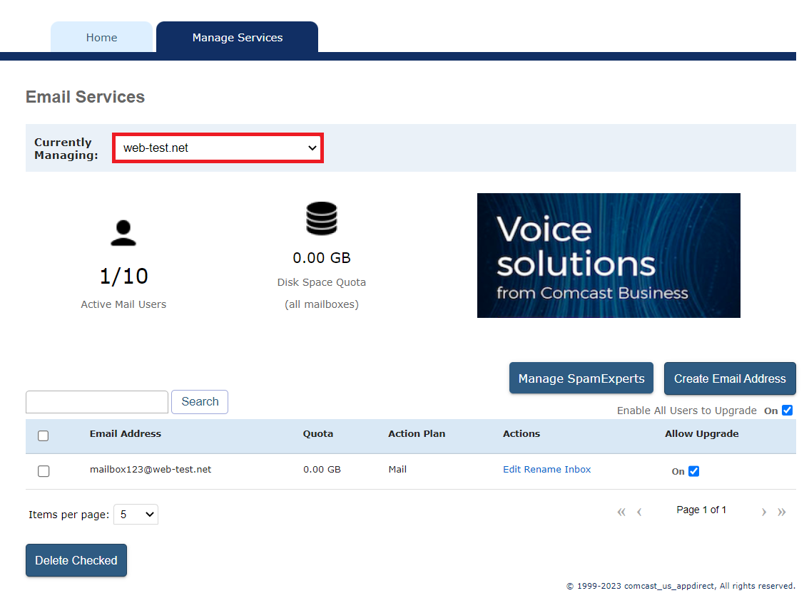How to reset a mailbox password Comcast  Hosting
