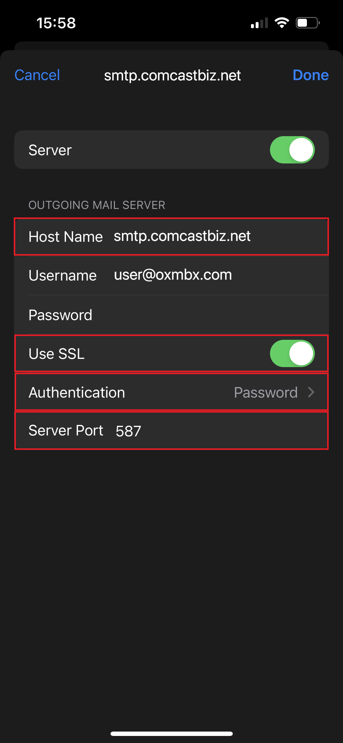 Configure Mail App on iOS Mobile Device (iPhone, iPad) Comcast Web
